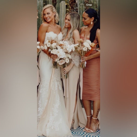 Grace Loves Lace Belle Sandstone Bridesmaid Set XS/S - Picture 5 of 7